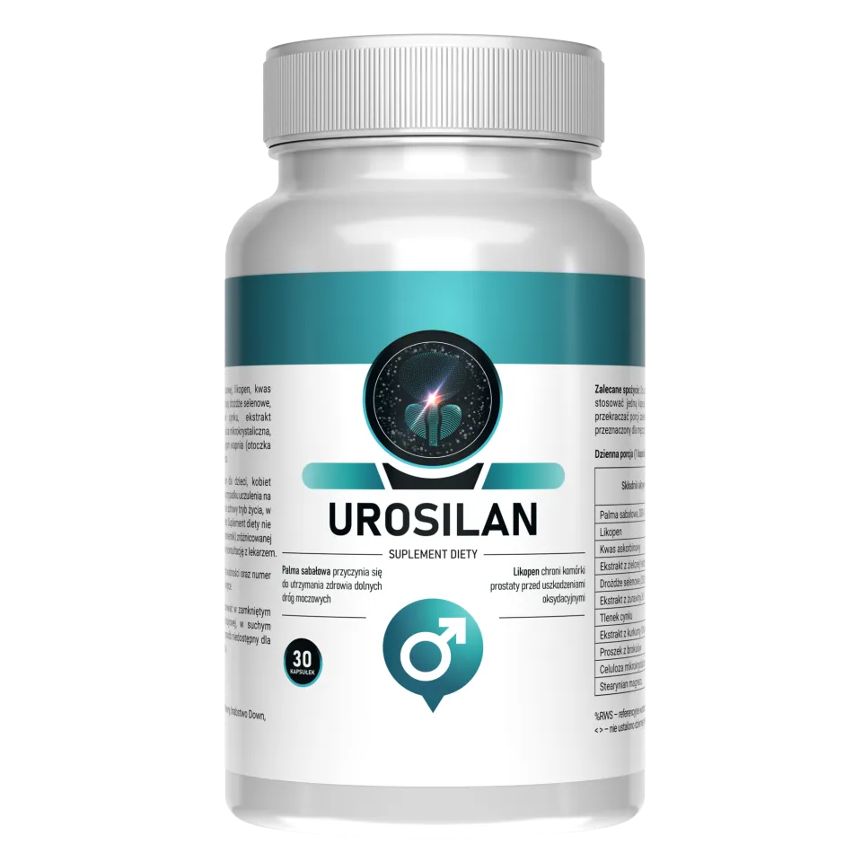 Zdjęcie produktu Urosilan Urosilan — suplement diety, opakowanie 30 kapsułek